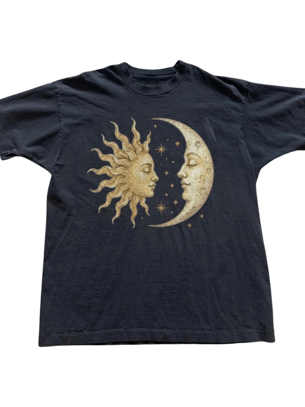 Gildan Black Sun & Moon Graphic Tee